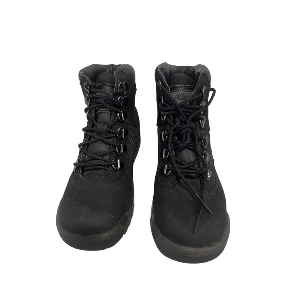 TIMBERLAND KIDS | 6inch black suede  boots boys size 13.5